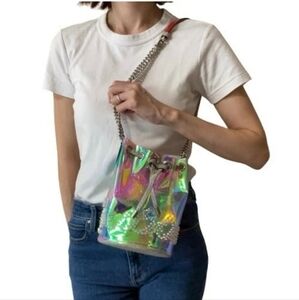 Christian Loubiton Irridecant Shoulder/ Crossbody Bag